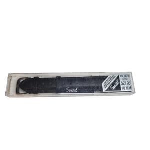 Speidel Watch Band - Royal English Leather - BLK 18mm 963-520